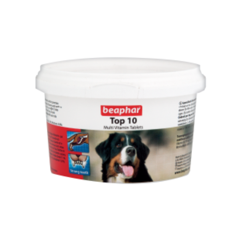 BEAPHAR - CALCIUM TOP 10  MULTI VITAMINE 180 CPS