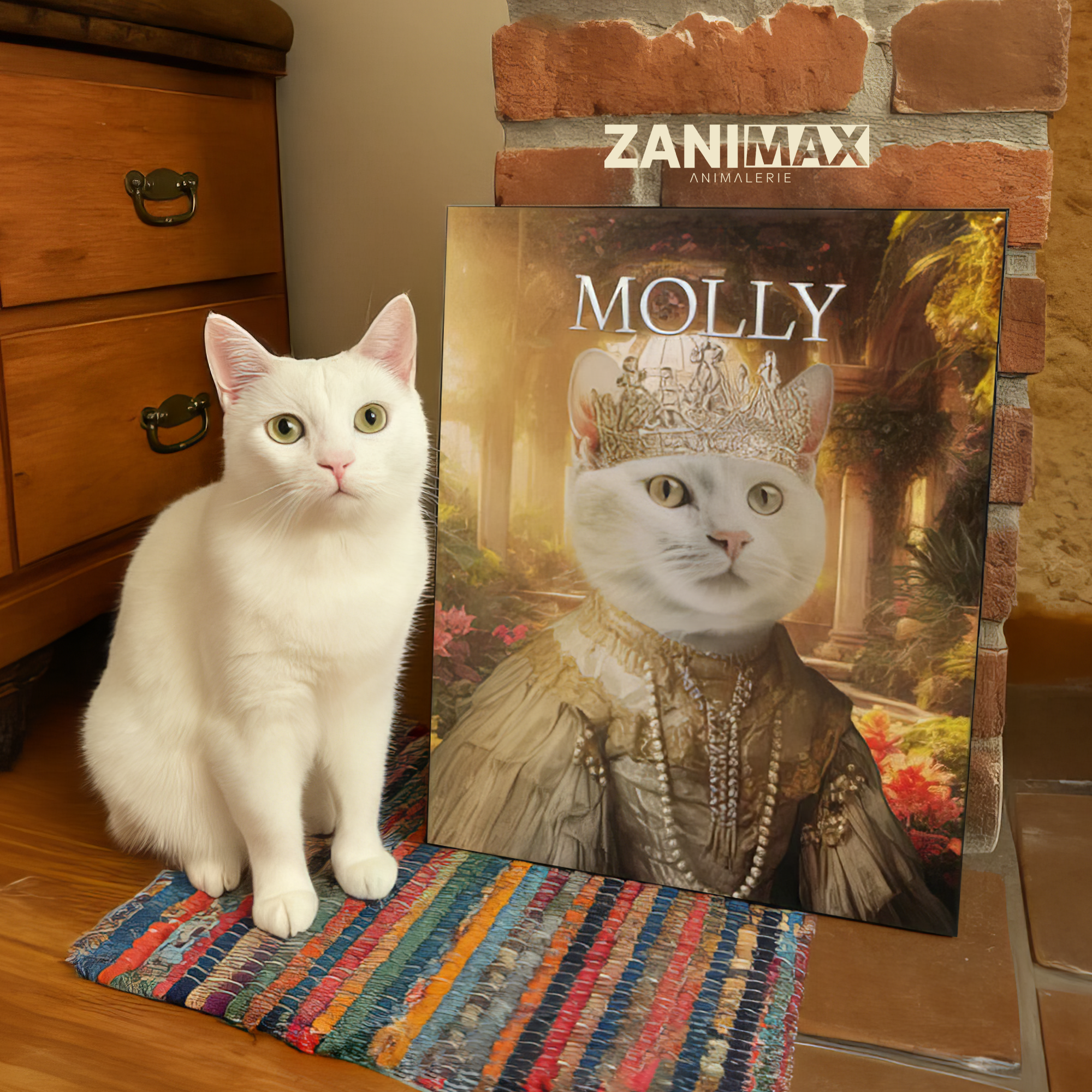 PetArt - PORTRAIT PERSONNALISE EN MDF - CHAT