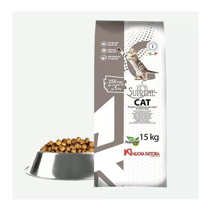 SUPREME - CROQUETTES POUR CHAT ADULTE 15 KG