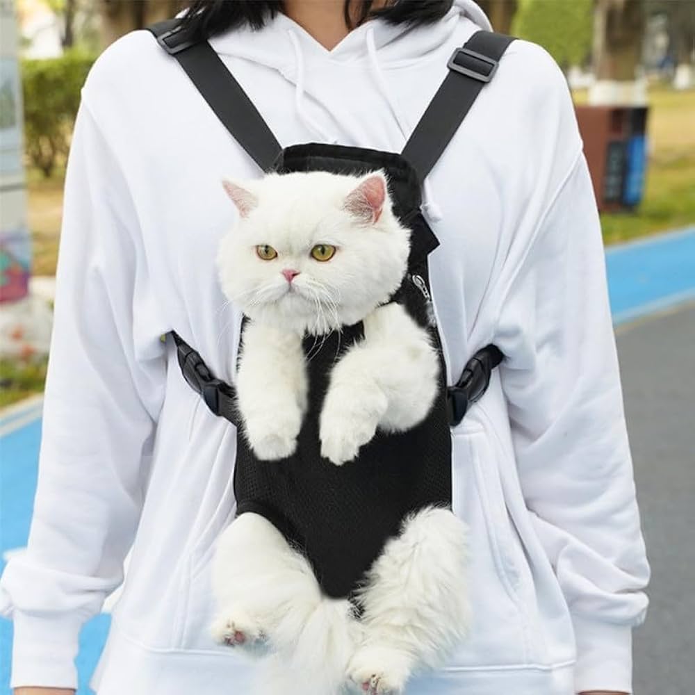 SAC A DOS KANGOUROU POUR CHIEN & CHAT EN NOIR