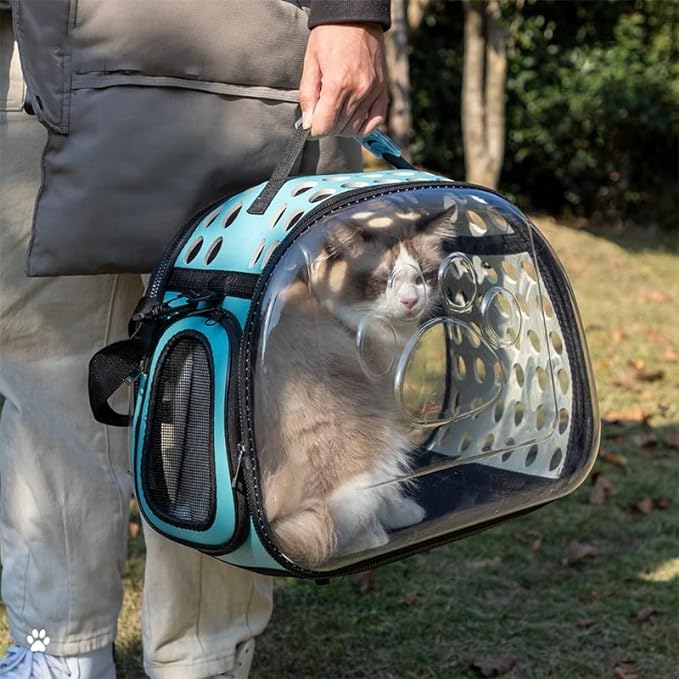 FREESOO - SAC DE TRANSPORT POUR PETIT CHIENS & CHATS EN BLEU