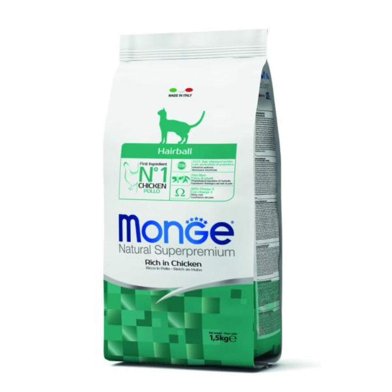 MONGE - CROQUETTE CHAT HAIRBALL AU POULET