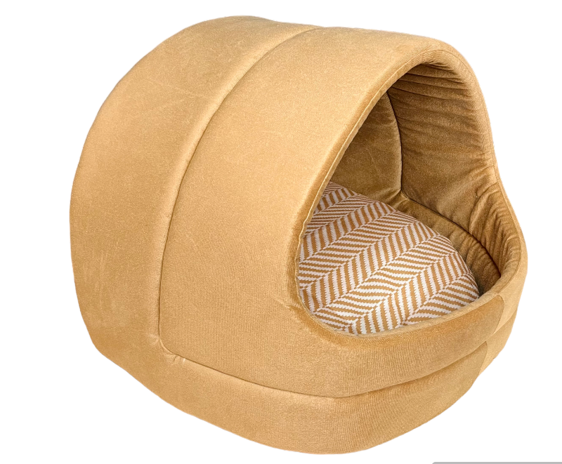 NICHE POUR CHAT & CHIEN MINI - IGLOO - AVEC COUSSIN AMOVIBLE