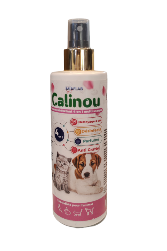 CALINOU - Nettoyage a Sec, Spray Anti Gratte 4en1 200 ml