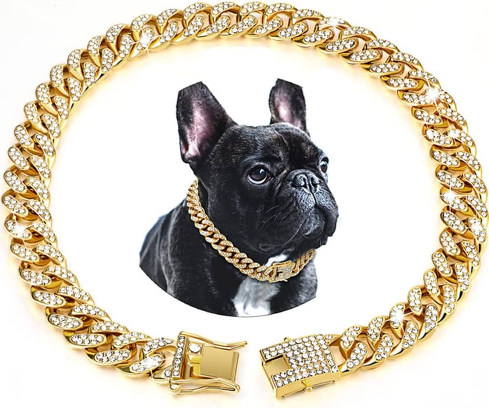 GOLDOGGY COLLIER STRASS POUR CHIEN