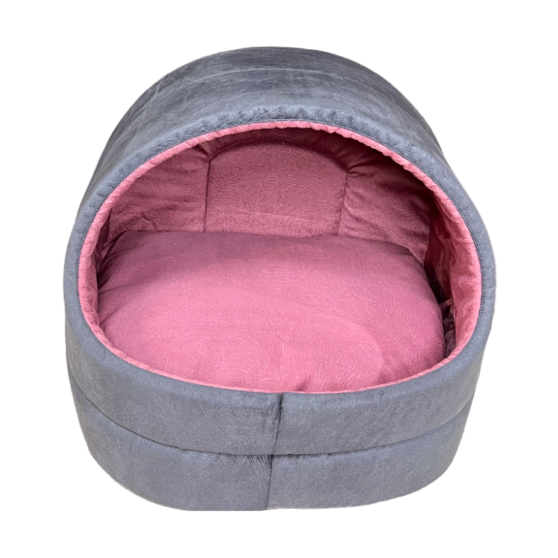 NICHE POUR CHAT & CHIEN MINI - IGLOO - AVEC COUSSIN AMOVIBLE