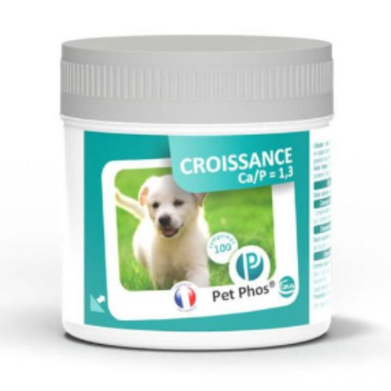 PETPHOS - CROISSANCE  Ca/P : 1,3 - 100 COMPRIMÉS