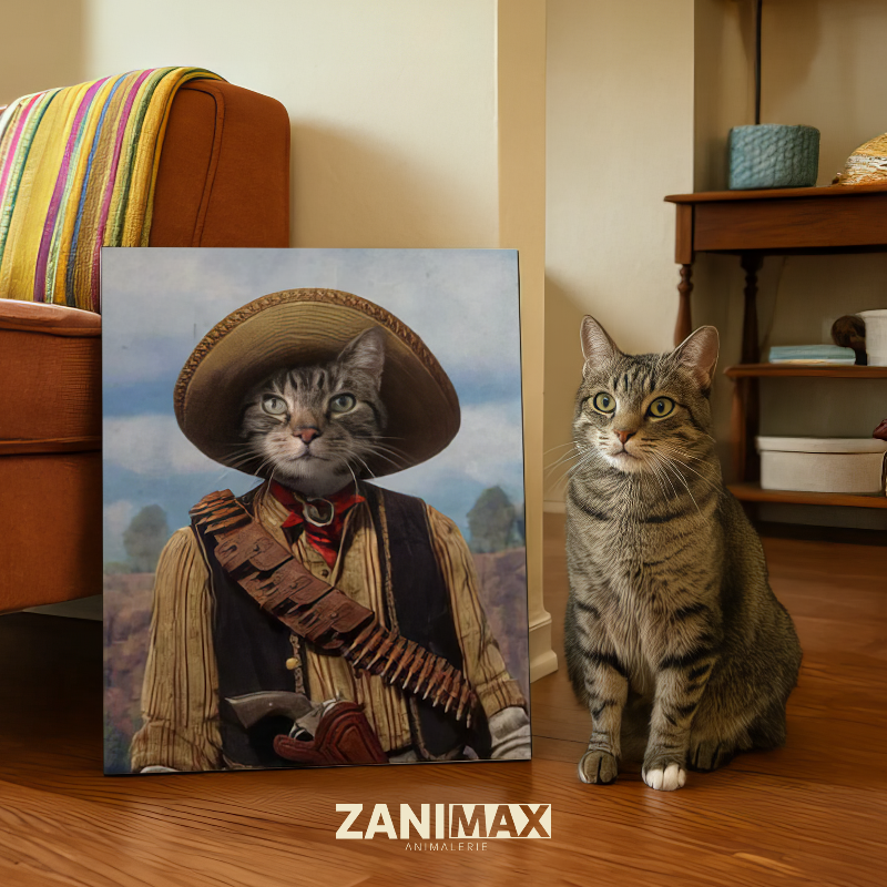 PetArt - PORTRAIT PERSONNALISE EN MDF - CHAT