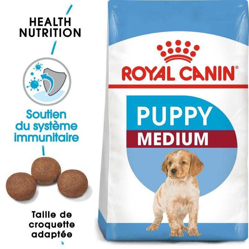 ROYAL CANIN  CHIEN MEDUIM PUPPY 15 KG