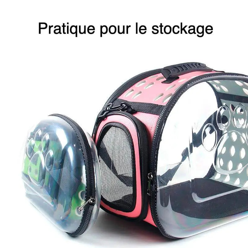 FREESOO - SAC DE TRANSPORT POUR PETIT CHIENS & CHATS EN NOIR