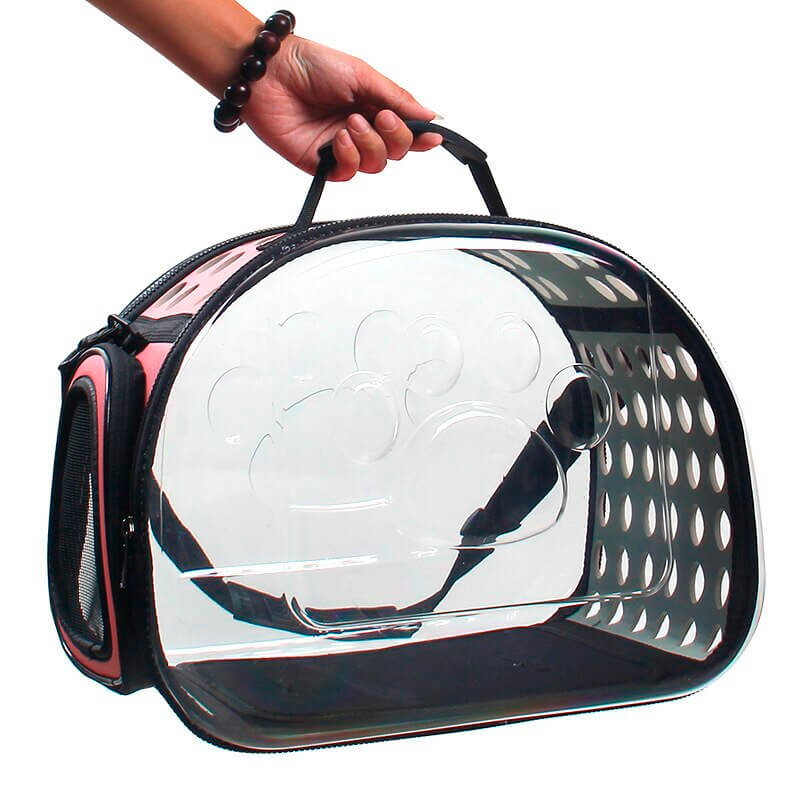 FREESOO - SAC DE TRANSPORT POUR PETIT CHIENS & CHATS EN ROSE