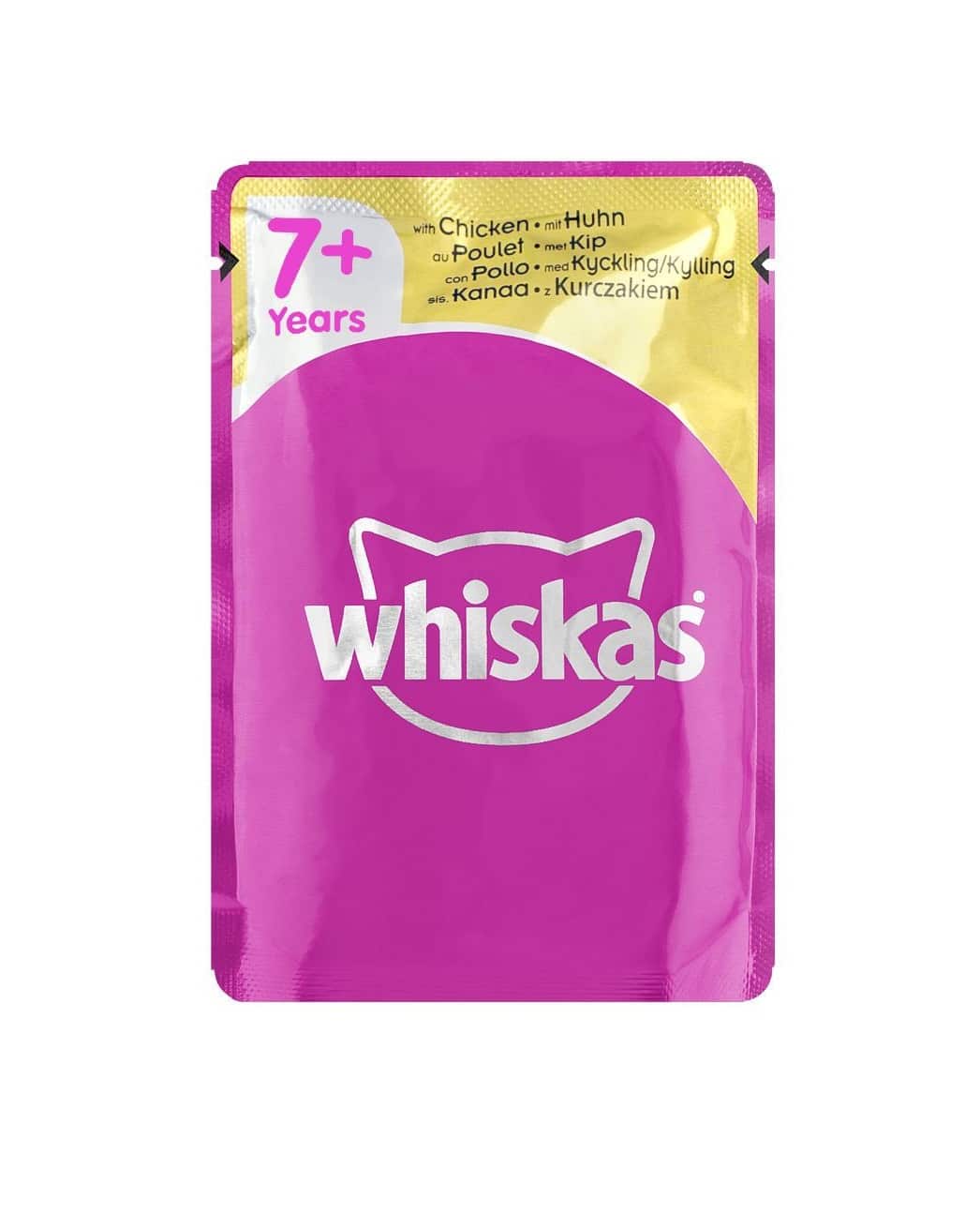 WHISKAS - PACK POCHON AU POULET  6 PCS  50GR