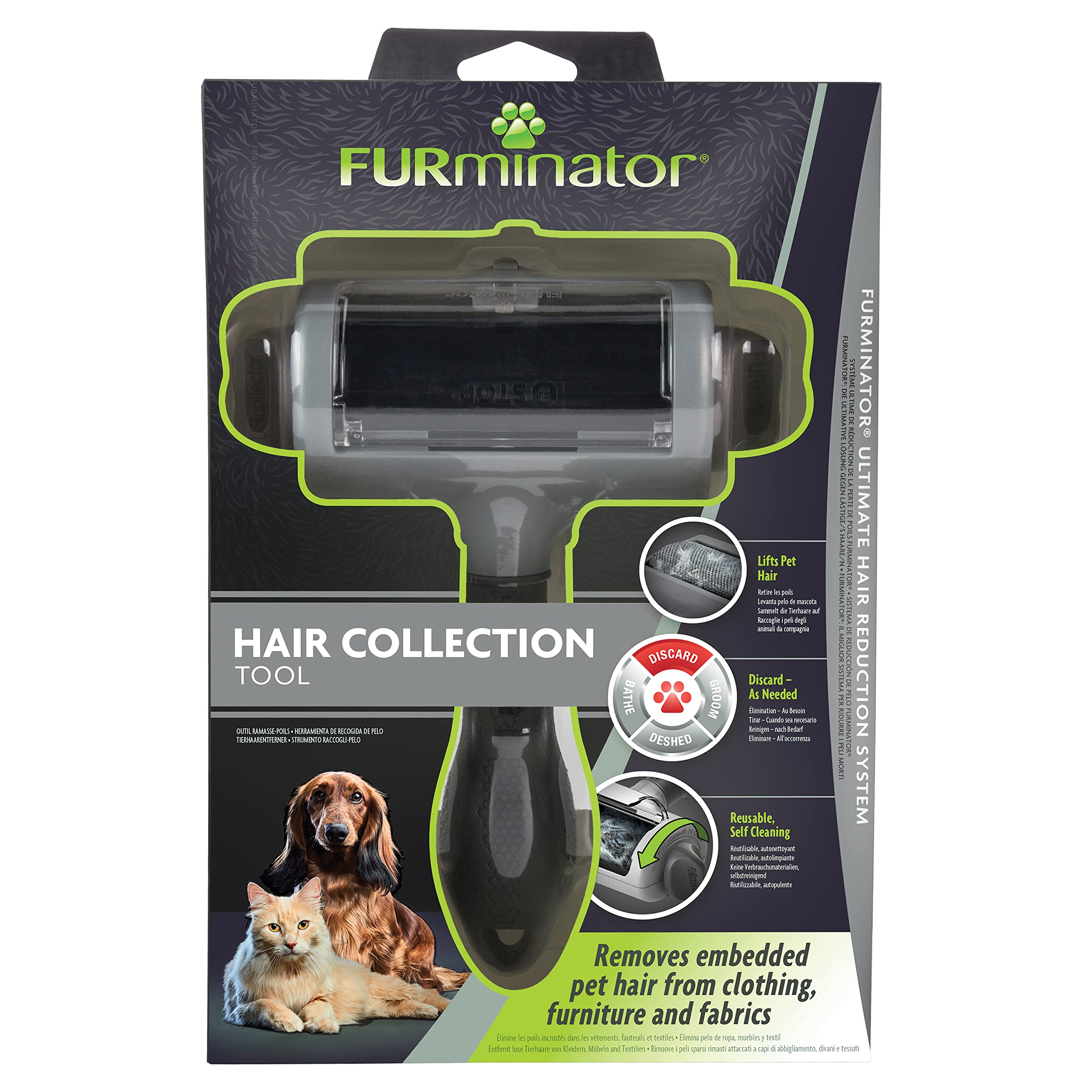 FURMINATOR OUTIL DE COLLECTE DE CHEVEUX POUR CHAT ET CHIEN